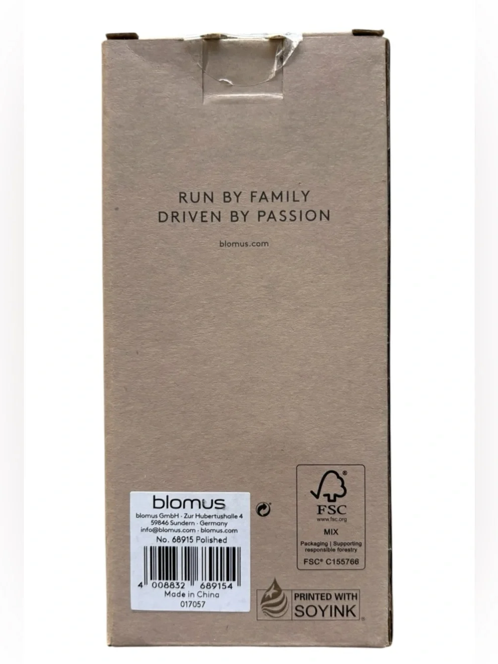 Blomus AREO Over Glass Hook Polished Stainless | NIB